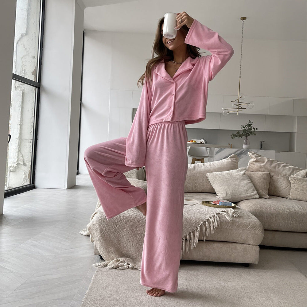 Cozy Warm Fleece-Lined Lounge Set